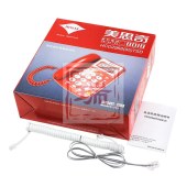 美思奇 MSQ 8018来电显示电话机/免电池/防雷击/办公座机（兰色）
