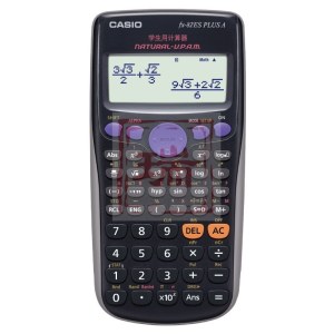 卡西欧CASIO FX-82ES PLUS A 函数科学计算器 智黑 大学高中初中考试