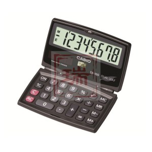 卡西欧CASIO SX-100 办公迷你计算器 袖珍出差便携计算器
